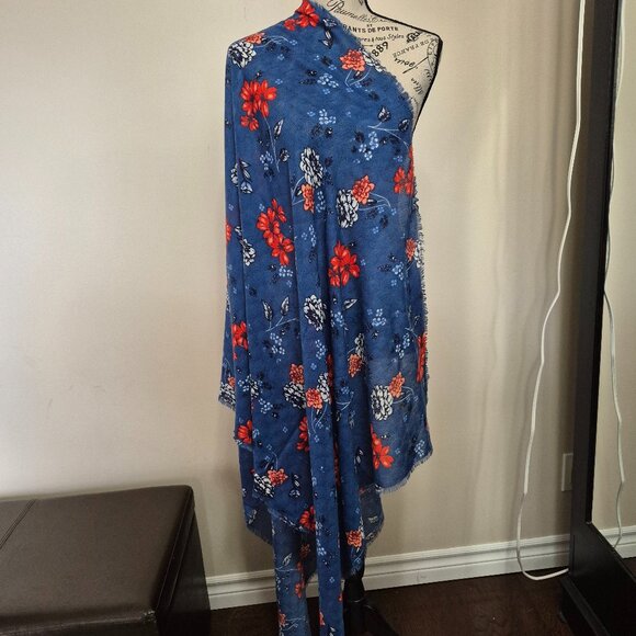 3/$25 Floral Wrap / Scarf - Picture 1 of 10